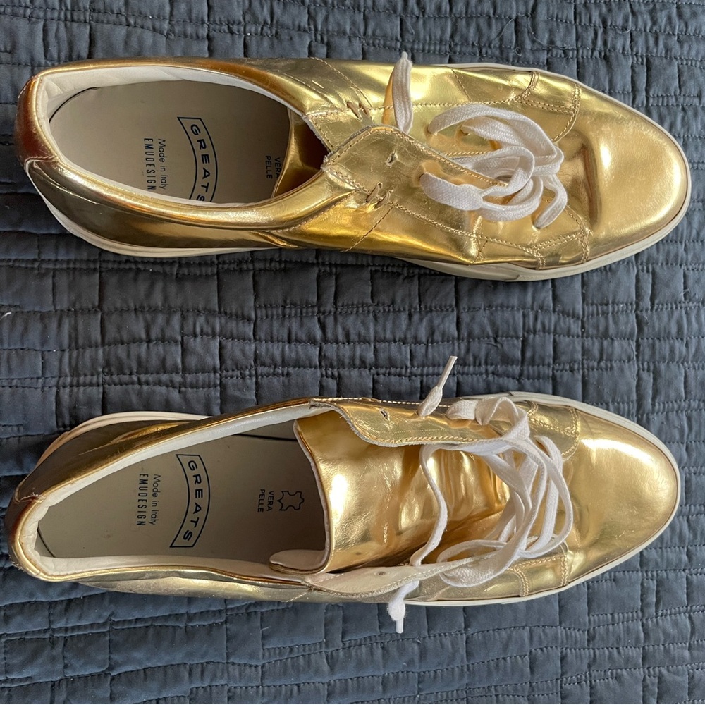 Greats, Italian made designer sneakers, size 16. Near new-worn once.
